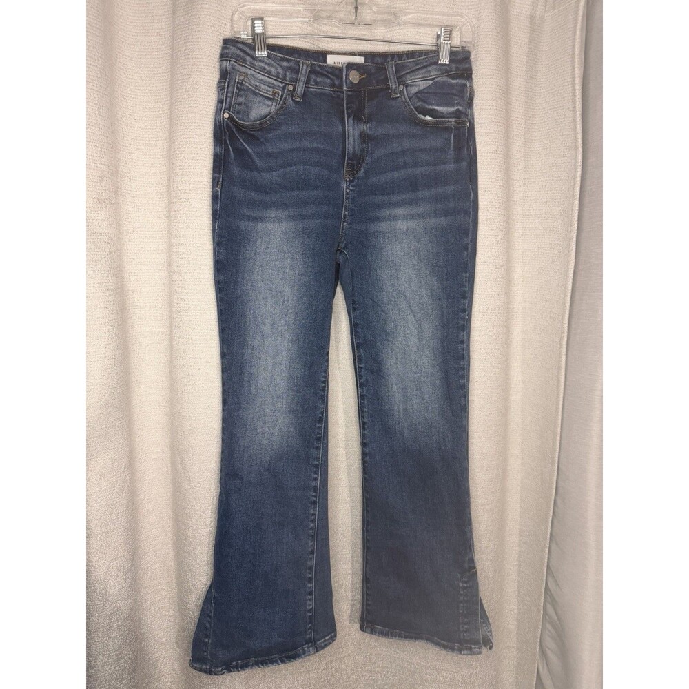 Risen Jeans Flare Bottom/slit Detail 9/29